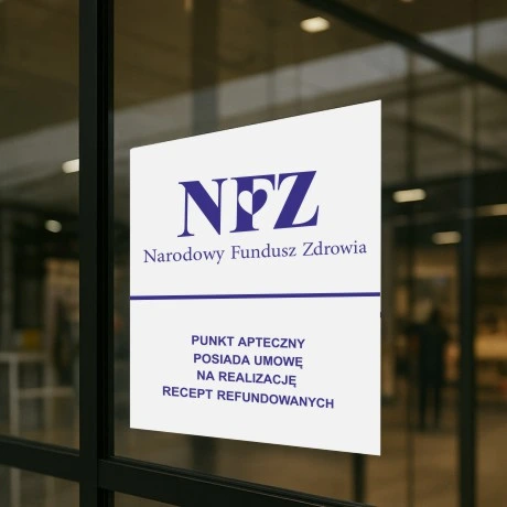 Naklejka punkt apteczny