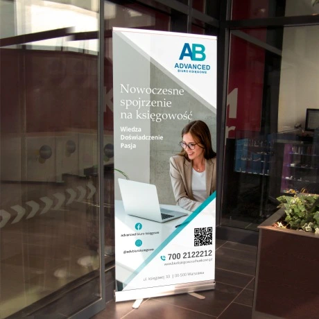 Roll-up reklamowy biuro rachunkowe