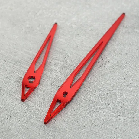 Wskazówki do zegara na ścianę czerwone lustro